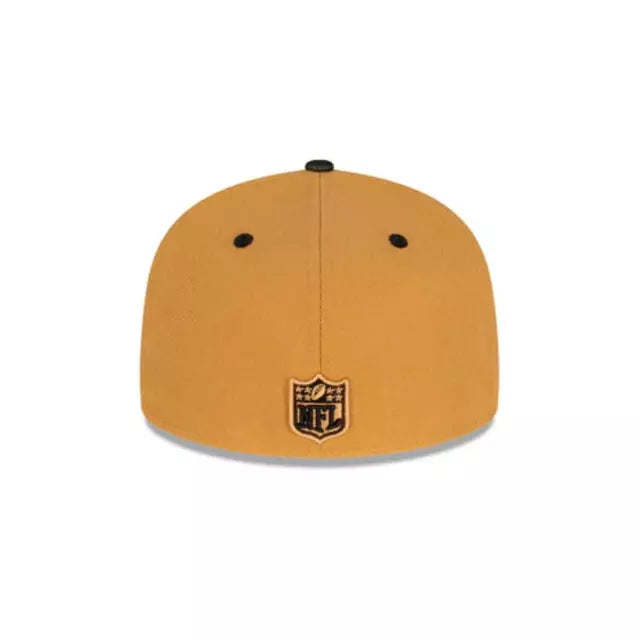 Las Vegas Raiders Wheat Black Med 59fifty NFL