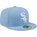 Chicago White Sox Sky Blue Logo White 59FIFTY Cerrada