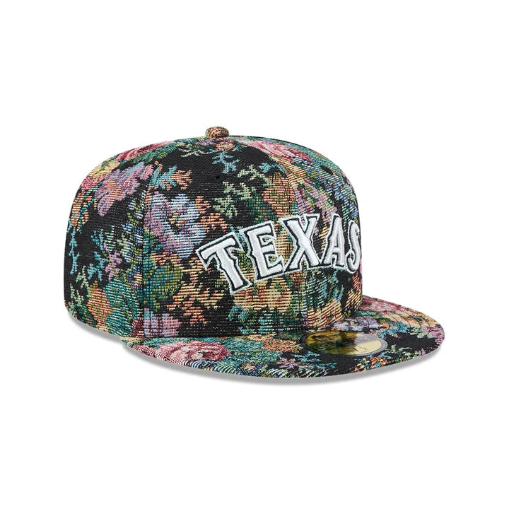Texas Rangers MLB Jacquard Patterns 59FIFTY Cerrada