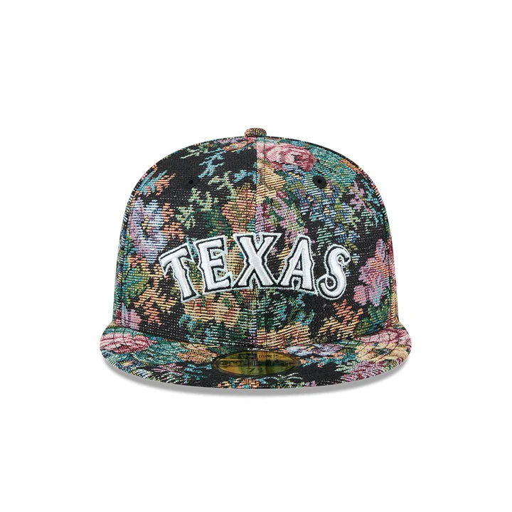 Texas Rangers MLB Jacquard Patterns 59FIFTY Cerrada