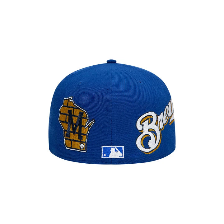 Milwaukee Brewers MLB All Over Team 59FIFTY Cerrada