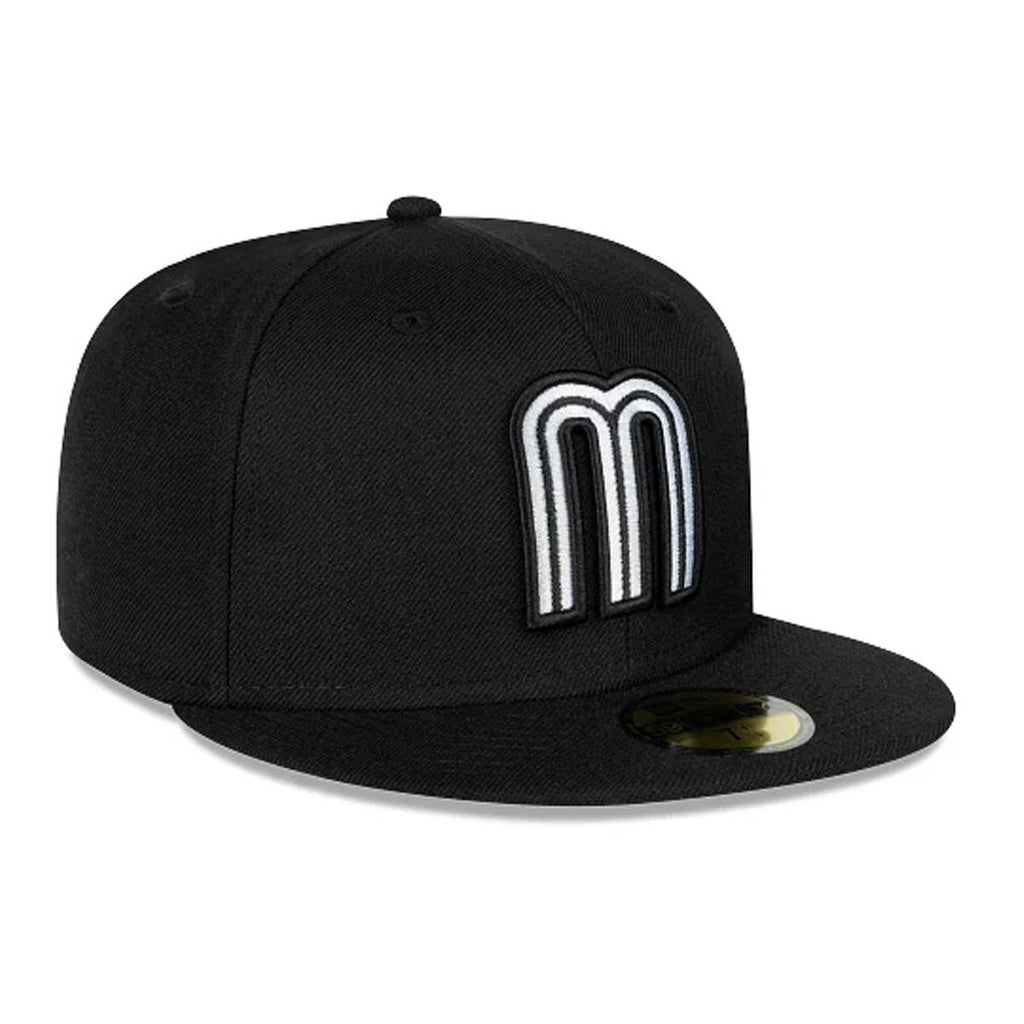 México 59FIFTY Cerrada "M" Negra