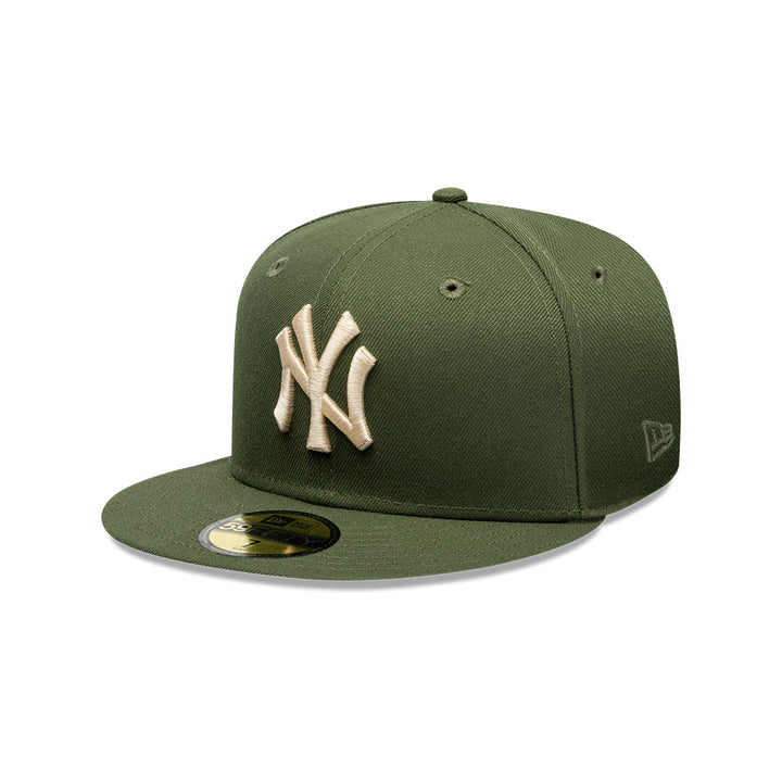 New York Yankees MLB Green Blush 59FIFTY Cerrada