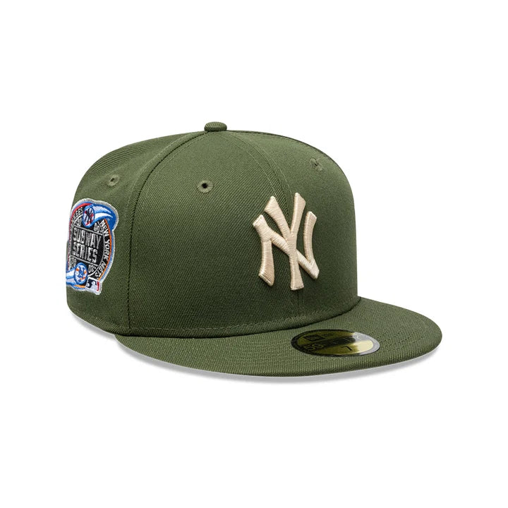 New York Yankees MLB Green Blush 59FIFTY Cerrada