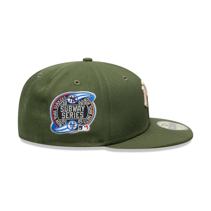 New York Yankees MLB Green Blush 59FIFTY Cerrada