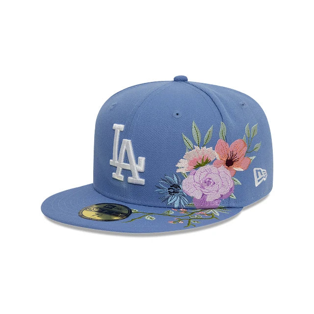 Los Angeles Dodgers MLB Floral 59FIFTY Cerrada