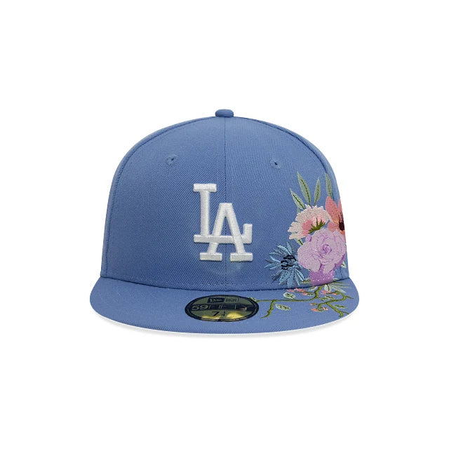 Los Angeles Dodgers MLB Floral 59FIFTY Cerrada