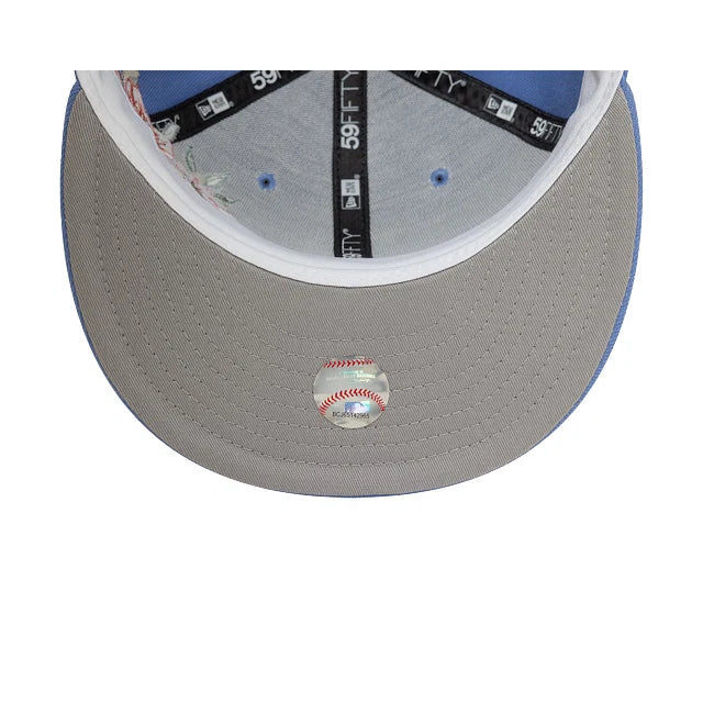 Los Angeles Dodgers MLB Floral 59FIFTY Cerrada