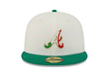 Atlanta Braves MLB Beaded Linen 59FIFTY Cerrada