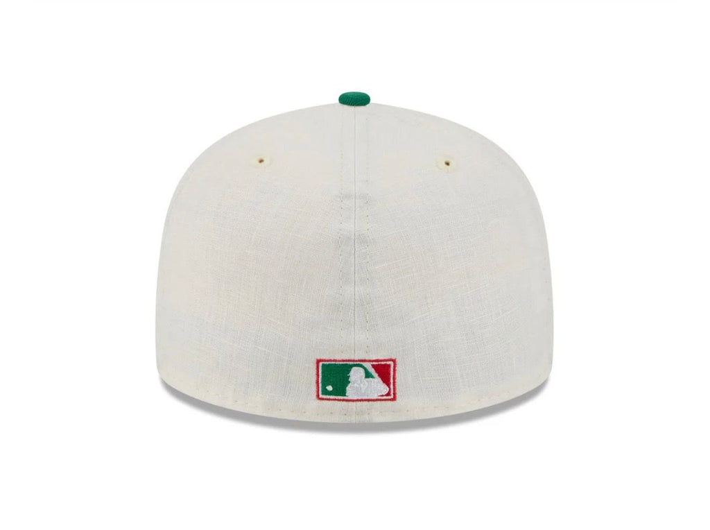 Oaklan Atletic´s MLB Beaded Linen 59FIFTY Cerrada