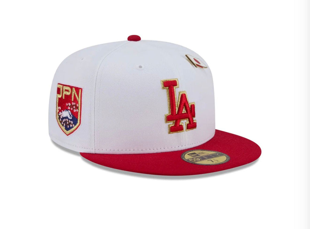 Los Angeles Dodgers Japón MLB Country Flags 59FIFTY Cerrada