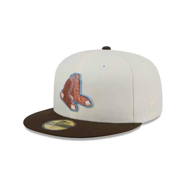 Boston Red Sox MLB Chrome Walnut 59FIFTY Cerrada