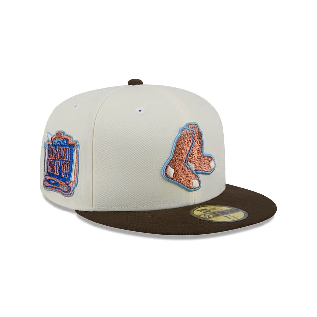 Boston Red Sox MLB Chrome Walnut 59FIFTY Cerrada